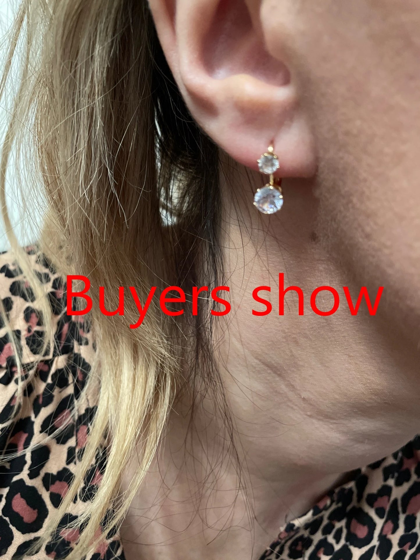 Geometric Circle Drop Earrings For Women Trendy Jewelry