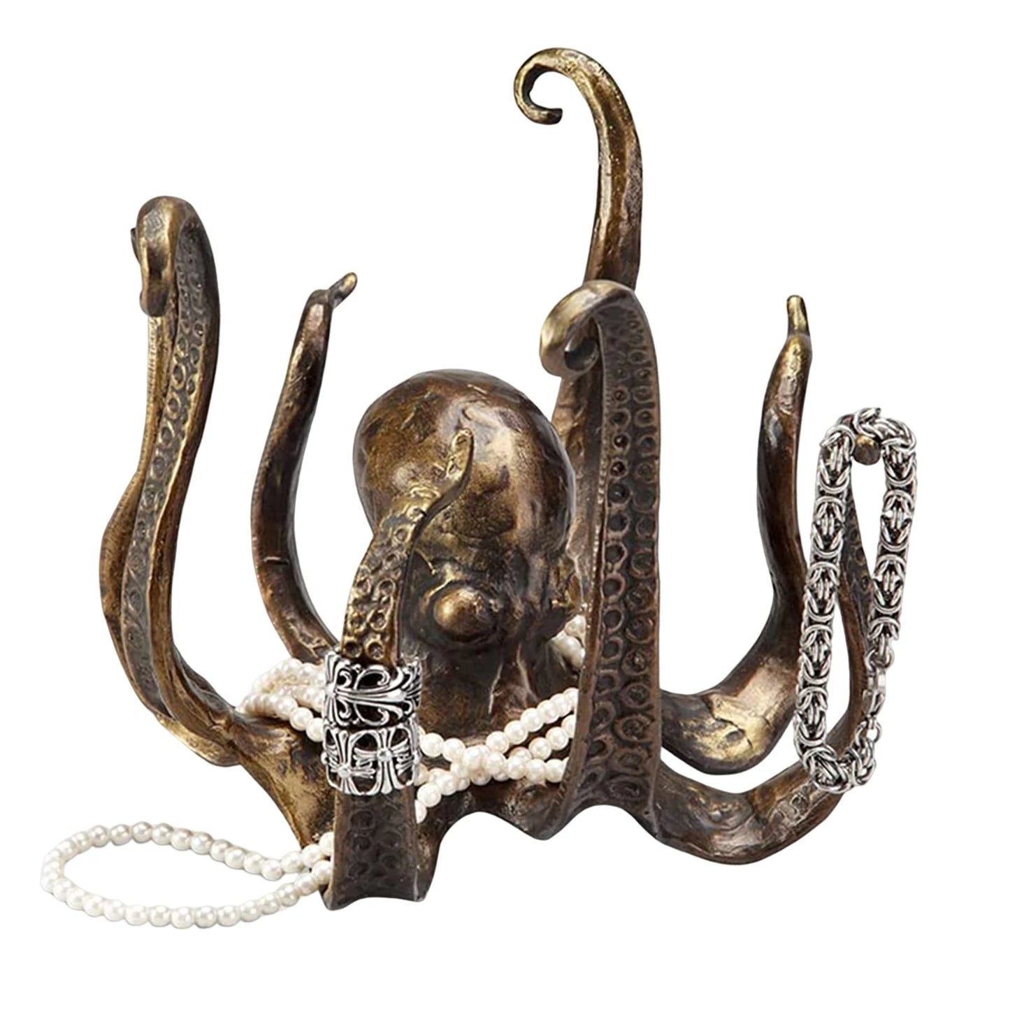 Octopus Cup Holder Resin Rack for Kitchen and Bathroom Decor