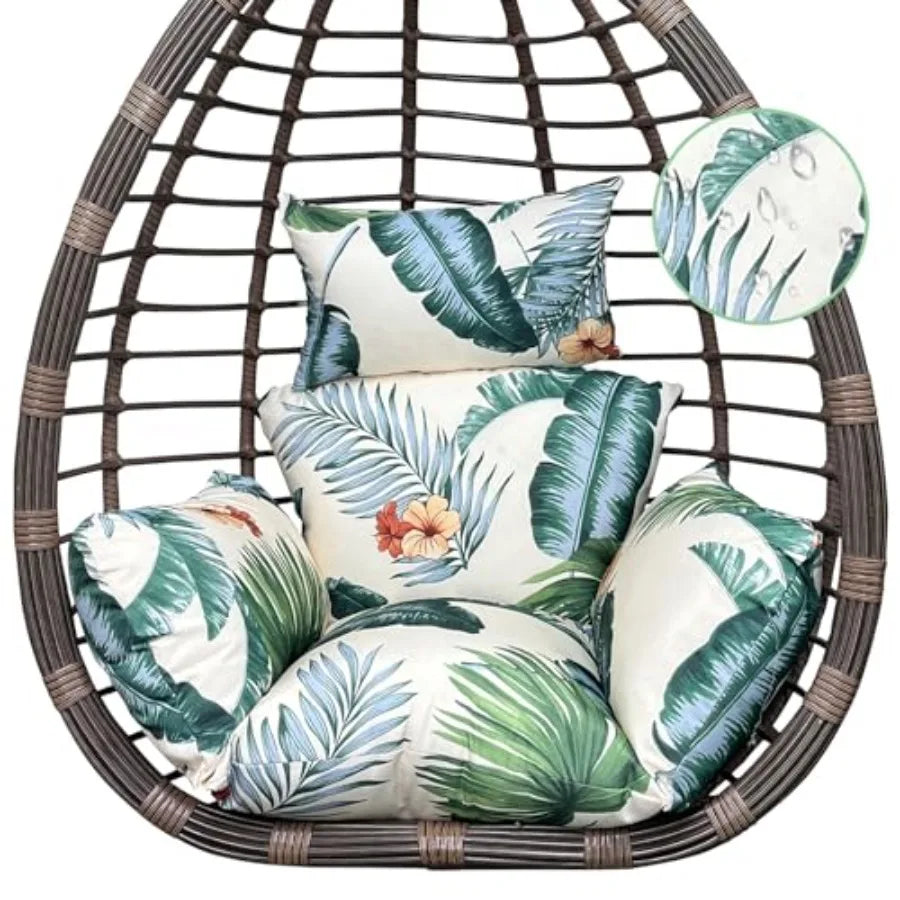 Indoor Outdoor Egg Chair Cushion Thick Hanging Chair Cushions Soft Seat Pad for Patio Garden Bedroom