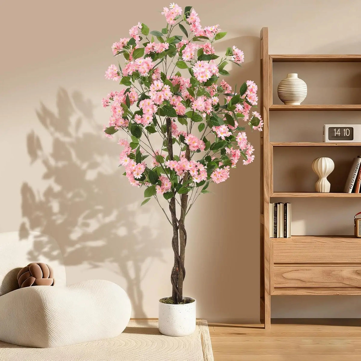 HiMISS Artificial Osmanthus Tree In Planter For Home Decor