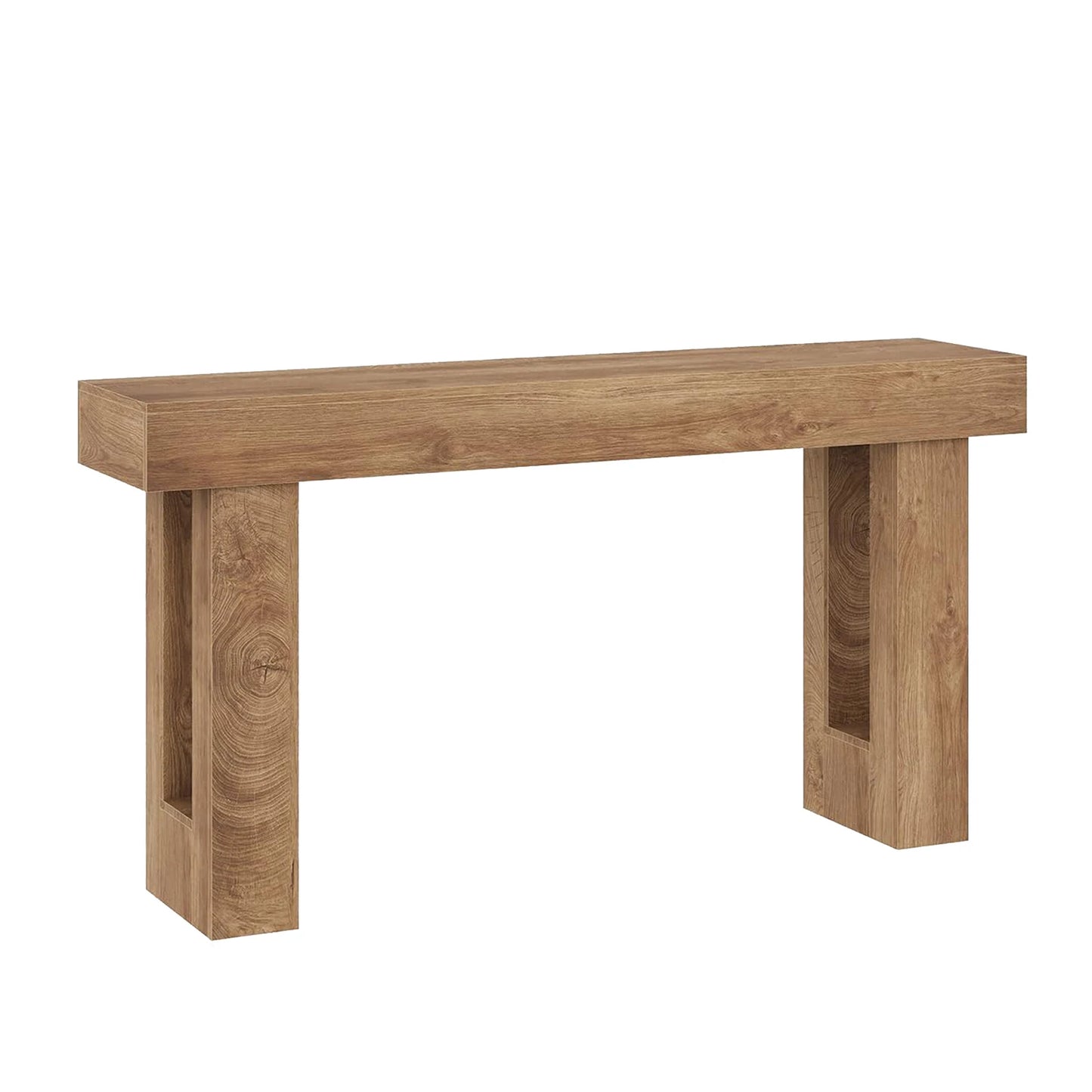 63 Inch Narrow Console Table For Entryway, Farmhouse Sofa Table Behind Couch, Long Wooden Hallway Table For Living Room Bedroom