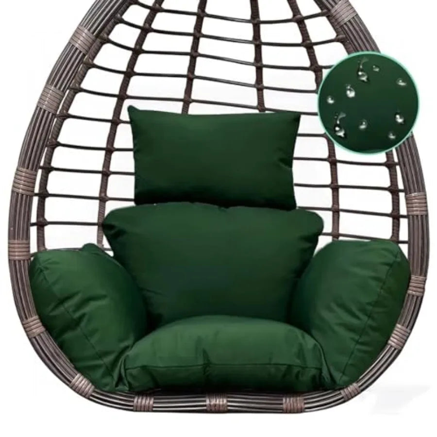 Indoor Outdoor Egg Chair Cushion Thick Hanging Chair Cushions Soft Seat Pad for Patio Garden Bedroom