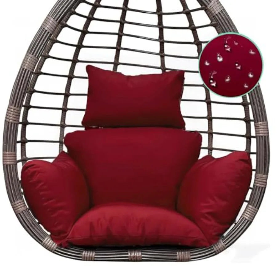 Indoor Outdoor Egg Chair Cushion Thick Hanging Chair Cushions Soft Seat Pad for Patio Garden Bedroom