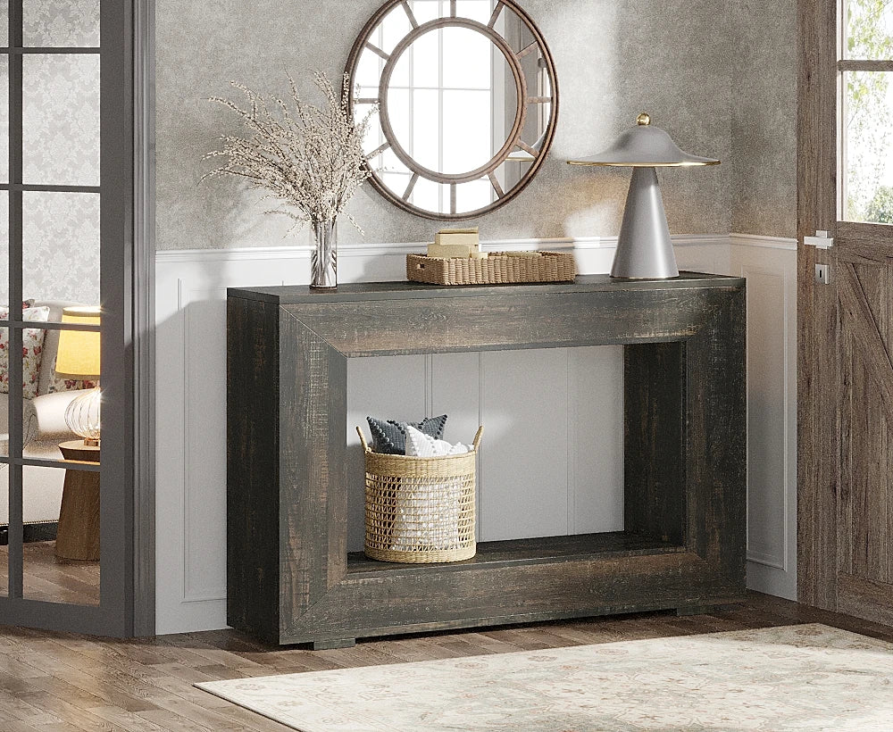 Tribesigns Farmhouse Storage Console Table for Entryway and Living Room