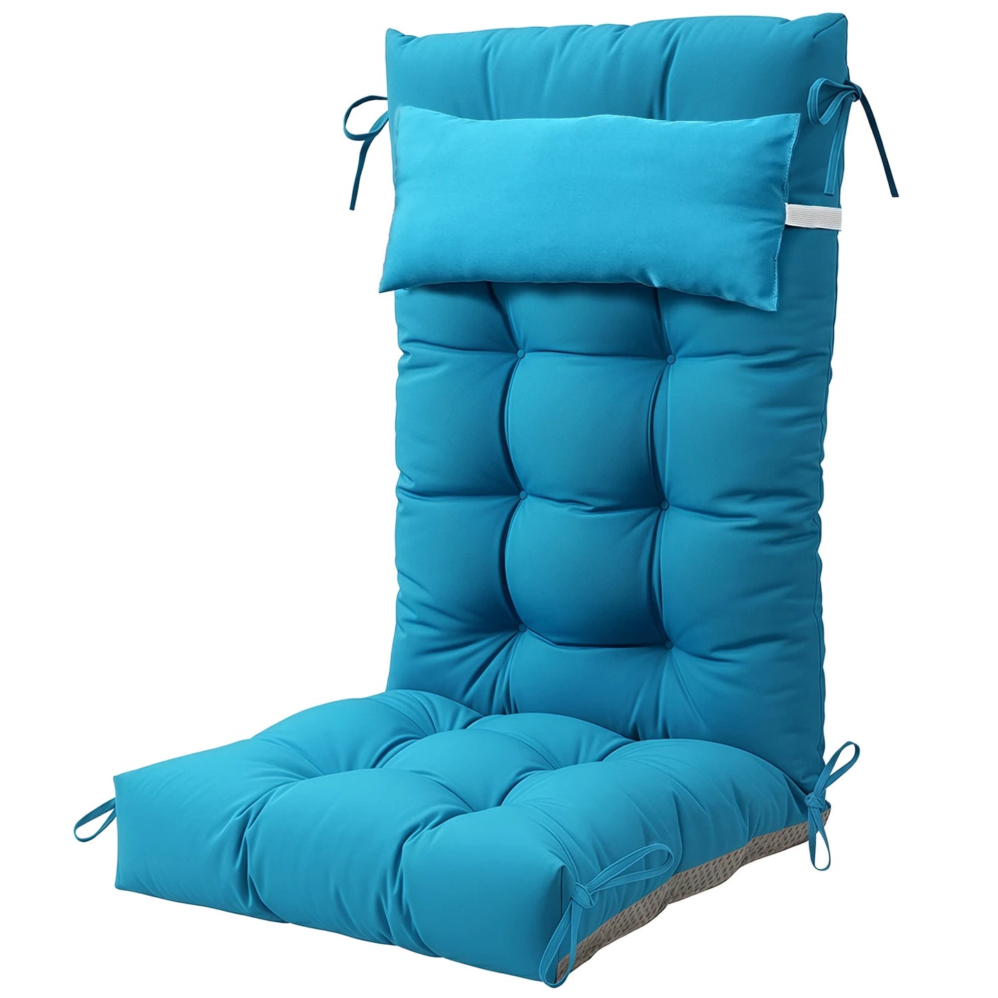 Rocking Chair Cushion Set of 1/2/4, Thickened Patio Chair Cushion,30×19.6×5.14 Inches, Glider Rocker Replacement Cushions with Headr