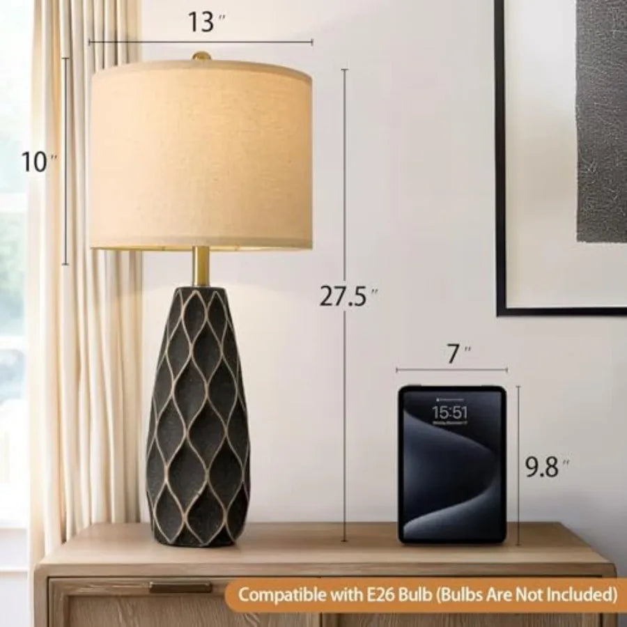Modern Ceramic Table Lamps for Bedroom and Living Room Decor