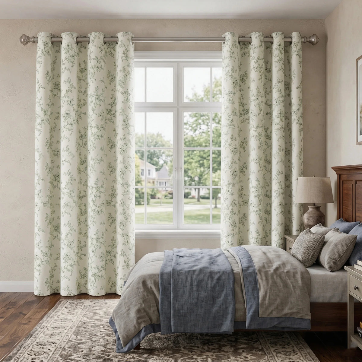 Blackout Window Curtains With Thermal Insulation And Grommet Top