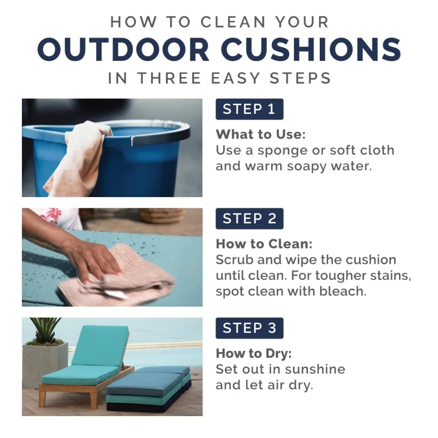 Outdoor Plush Modern Tufted Bench Cushion 48 x 18 Water Repellent Fade Resistant Tufted Bench Cushion for Bench and Swing 48 x
