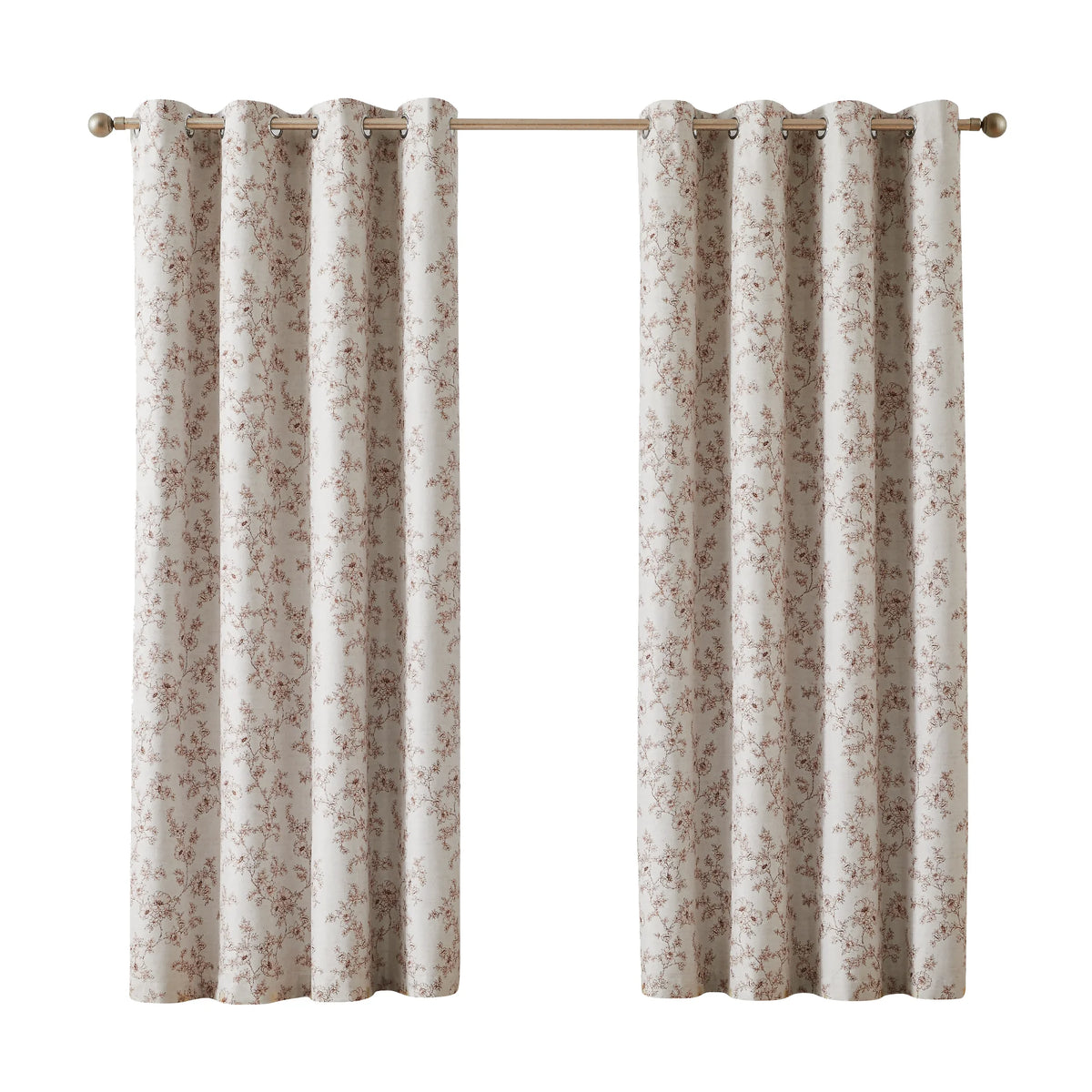 Blackout Window Curtains With Thermal Insulation And Grommet Top