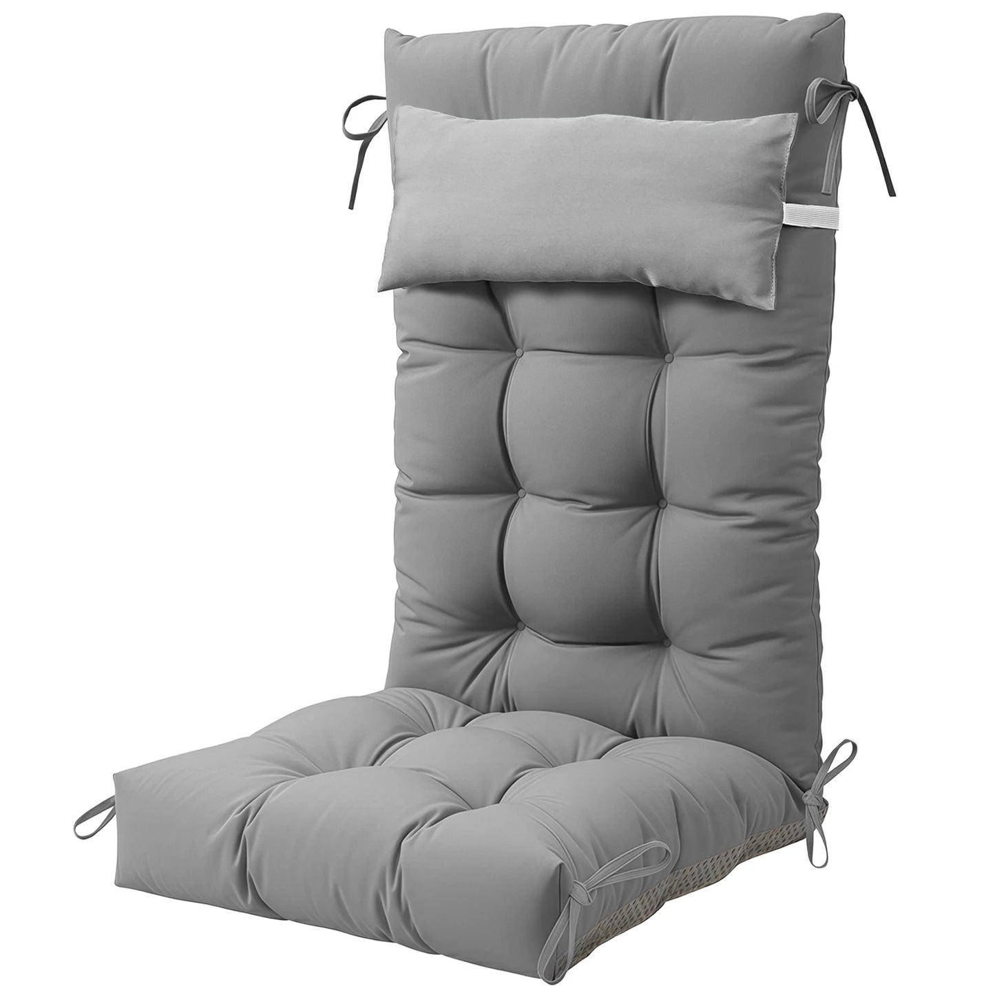 Rocking Chair Cushion Set of 1/2/4, Thickened Patio Chair Cushion,30×19.6×5.14 Inches, Glider Rocker Replacement Cushions with Headr