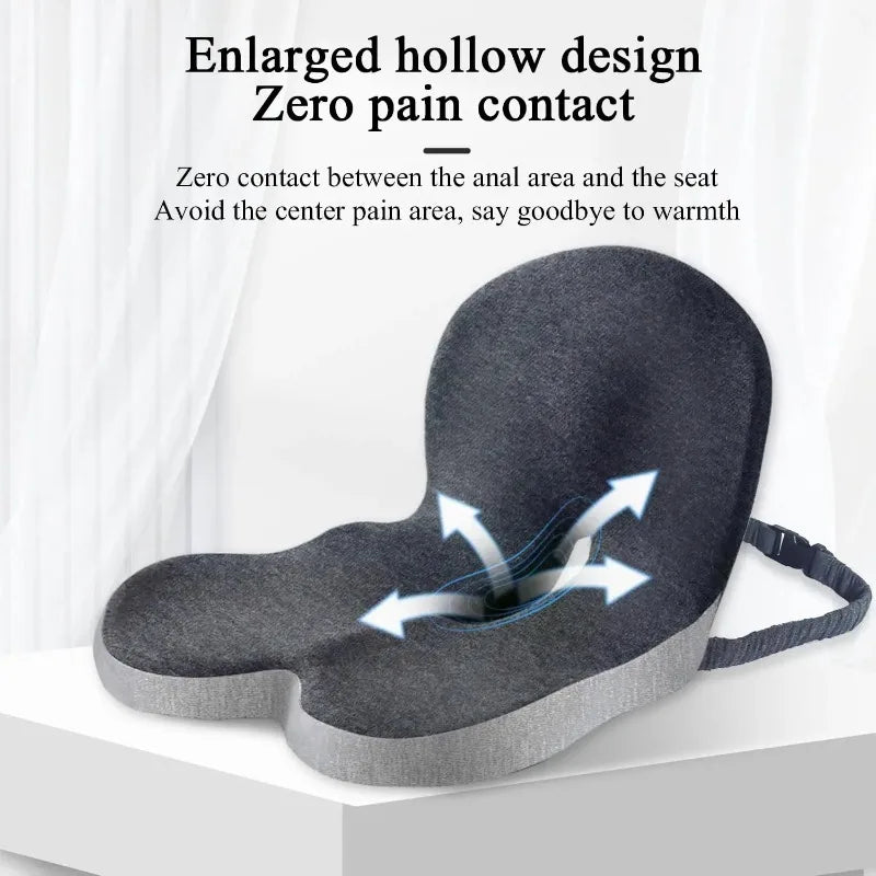 Memory Foam L Shaped Integrated Seat Cushion Lumbar Support Chair Pad For Car Truck Office Desk Gaming Chair