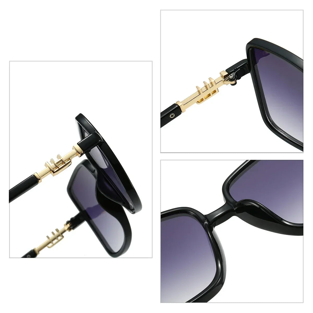 Vintage Square Women's Sunglasses UV400 Fashion Eyewear