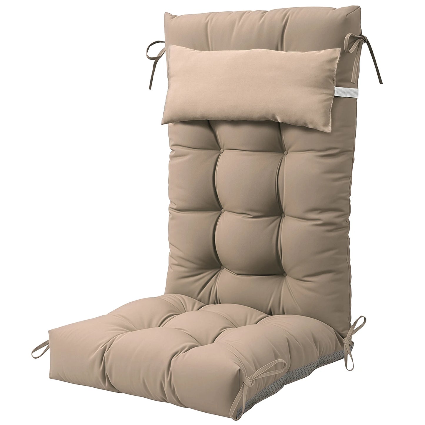 Rocking Chair Cushion Set of 1/2/4, Thickened Patio Chair Cushion,30×19.6×5.14 Inches, Glider Rocker Replacement Cushions with Headr