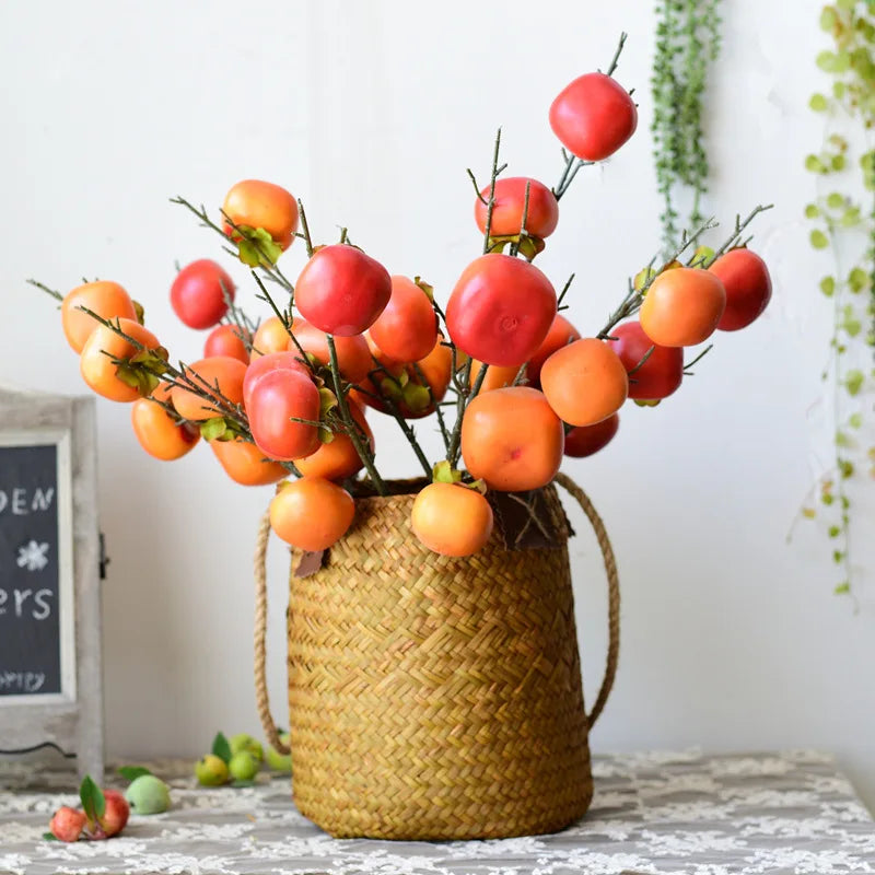 Rural grass woven flower basket, flowerpot, dry flower basket, hand woven storage basket