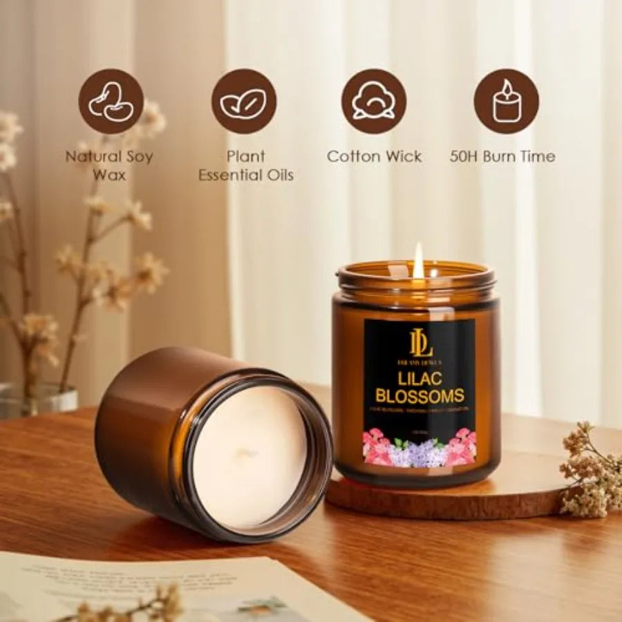Scented Candles, Candle, Aromatherapy Candle Gifts for Women, Soy Candles for Home Scented, 7oz 50 Hours Burn, Home Décor
