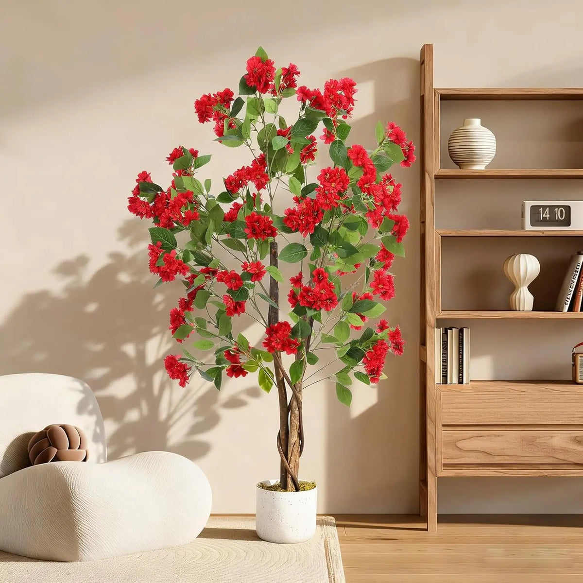 HiMISS Artificial Osmanthus Tree In Planter For Home Decor
