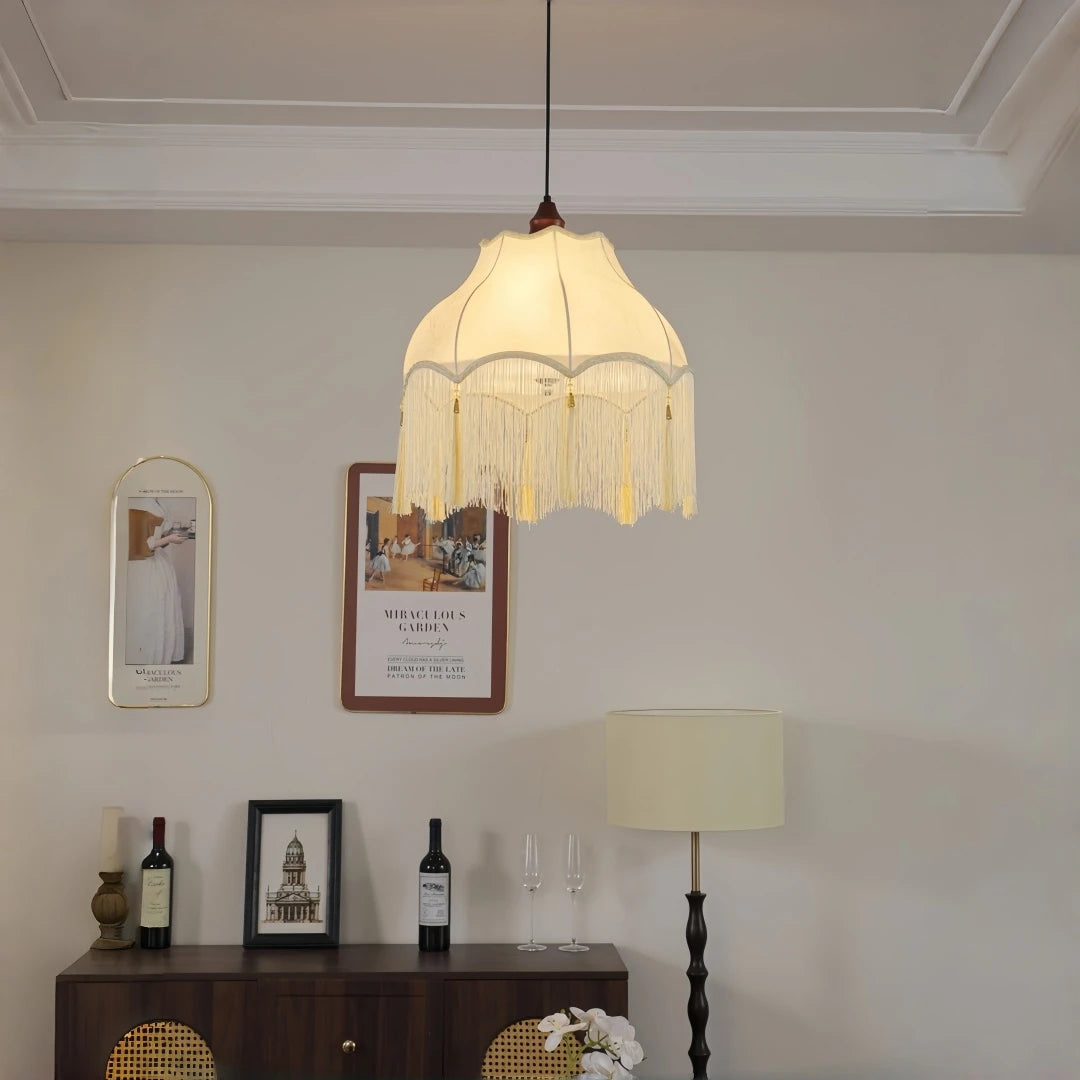 GIOIO Elegant Retro Flower Pendant Light For Living Room