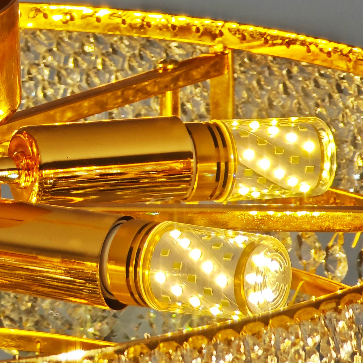 Vrygle 10 Light Rectangular Crystal Chandelier Ceiling Light
