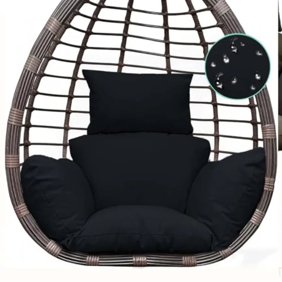 Indoor Outdoor Egg Chair Cushion Thick Hanging Chair Cushions Soft Seat Pad for Patio Garden Bedroom