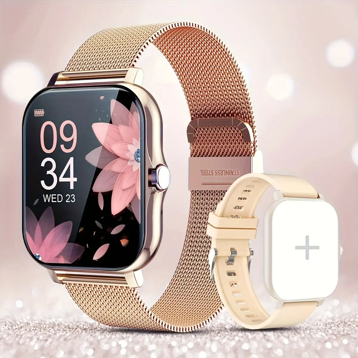 Smartwatch, phone answering/calling, multi-sport mode, message reminder view, suitable for men/women