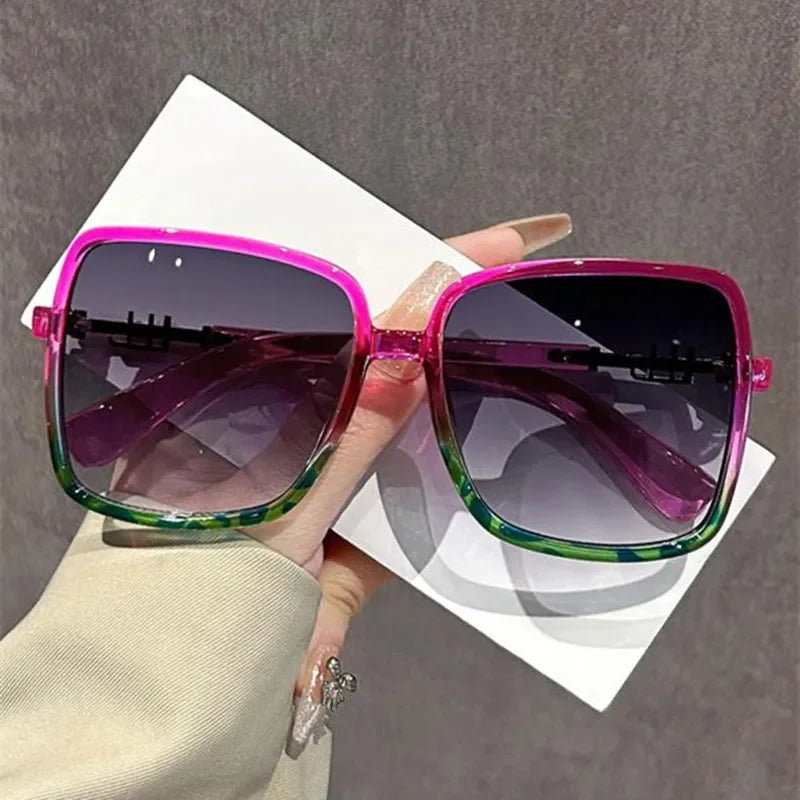 Vintage Square Women's Sunglasses UV400 Fashion Eyewear