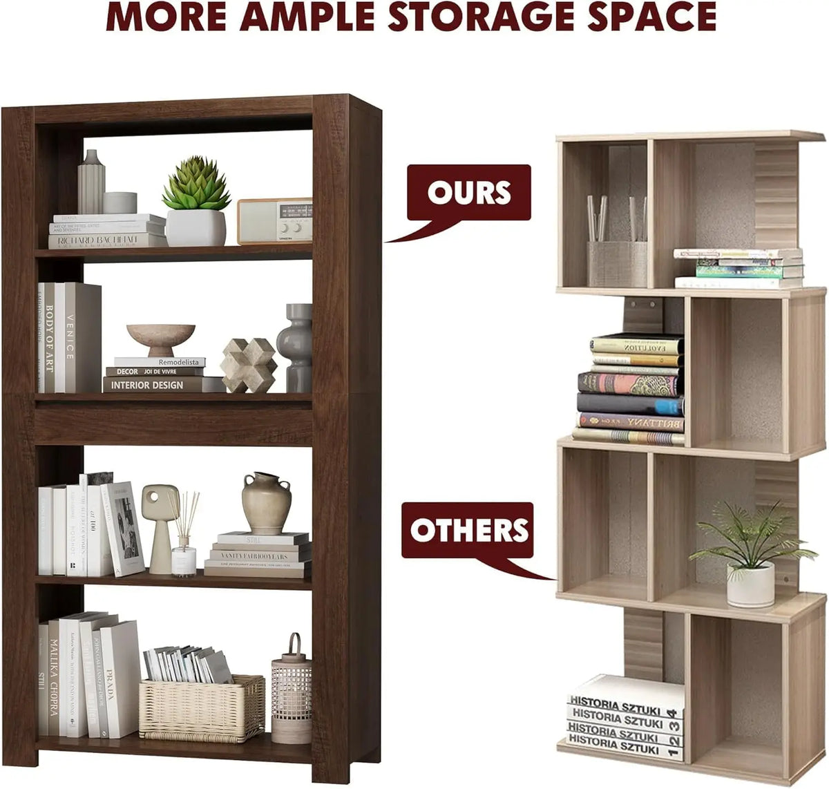 Garvee 1PC Multifunction Wood Cabinet Bookcase with Drawer Simple Bookshelf Floor-To-Ceiling household Living Room Door Layered Storage for Home Furniture  ﻿