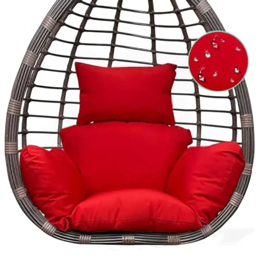 Indoor Outdoor Egg Chair Cushion Thick Hanging Chair Cushions Soft Seat Pad for Patio Garden Bedroom