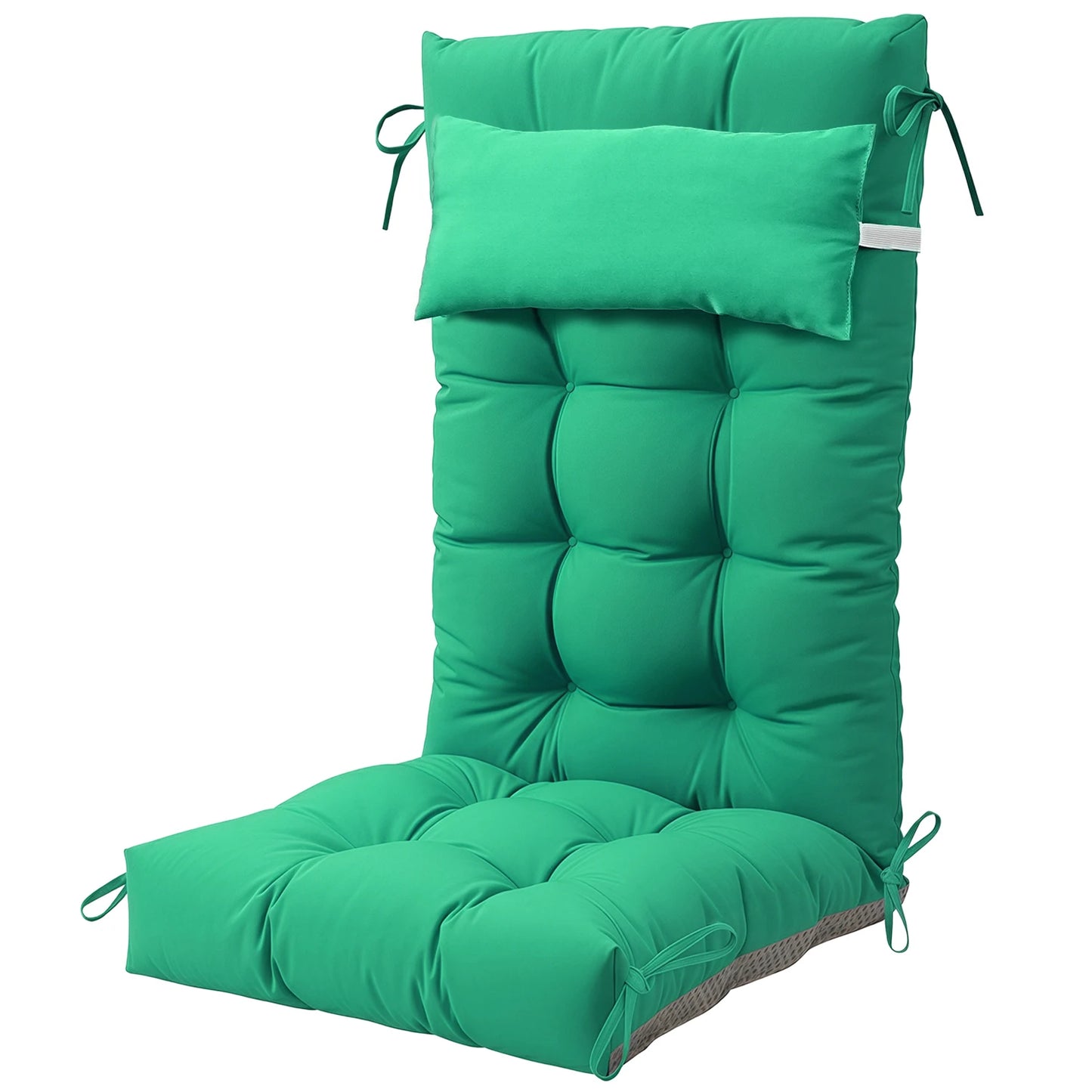 Rocking Chair Cushion Set of 1/2/4, Thickened Patio Chair Cushion,30×19.6×5.14 Inches, Glider Rocker Replacement Cushions with Headr